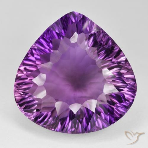 104.71ct Natural Vivid Pink Violet Amethyst, Pear Shape, VVS