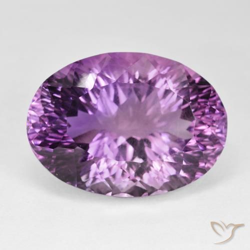 53.31ct Natural Medium Violet Amethyst, Oval, VVS