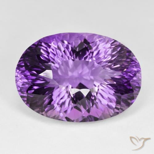 65.58ct Natural Medium Violet Amethyst, Oval, VVS