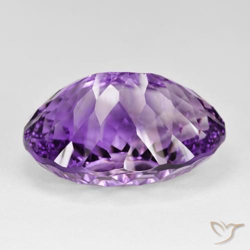 Amethyst Gemstone in 30 x 22 mm (calibrated) Size for Sale, Amethyst Stone in Medium Violet Color