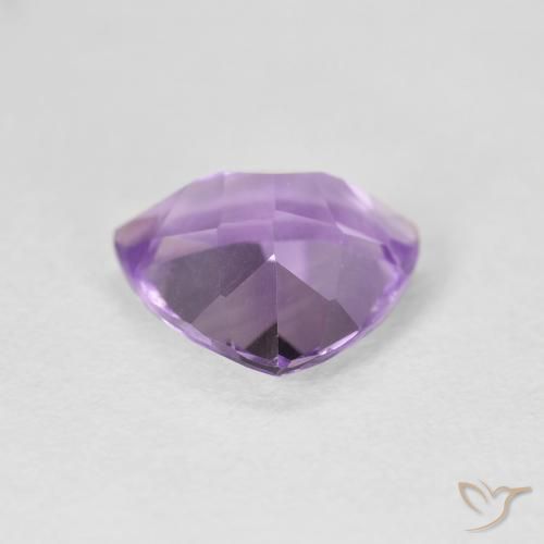 Amethyst Gemstone in 10 x 10 mm (calibrated) Size for Sale, Amethyst Stone in Pinkish Iris Violet Color