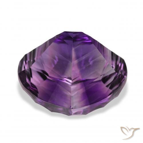 Amethyst Gemstone in 22.5 x 22.5 mm Size for Sale, Amethyst Stone in Medium Violet Color