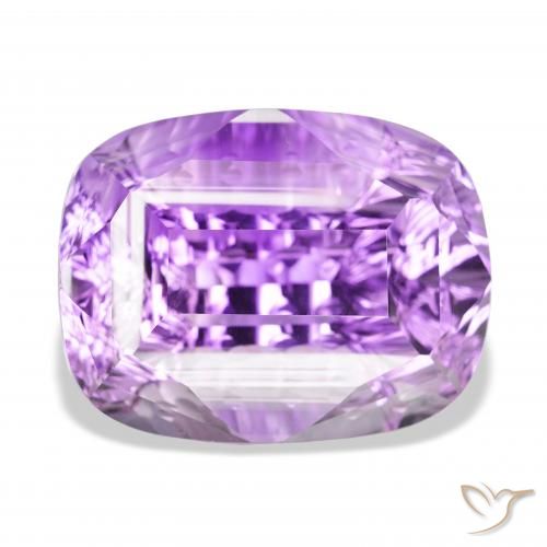 56.97ct Natural Medium Violet Amethyst, Cushion, VVS