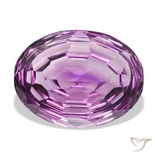68.95ct Natural Light-Medium Violet Amethyst, Oval, VVS