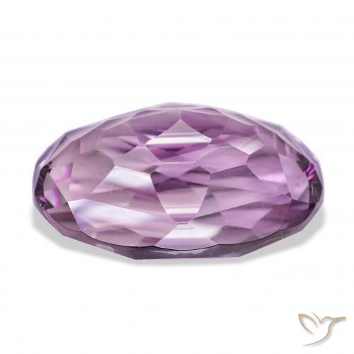 Amethyst Gemstone in 33.5 x 25.5 mm Size for Sale, Amethyst Stone in Light-Medium Violet Color