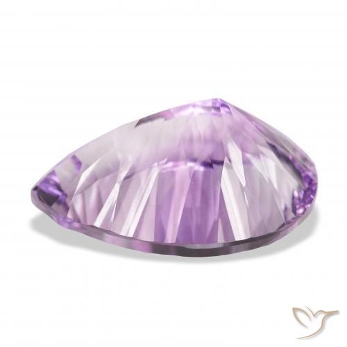 Amethyst Gemstone in 30.4 x 21 mm Size for Sale, Amethyst Stone in Light-Medium Violet Color