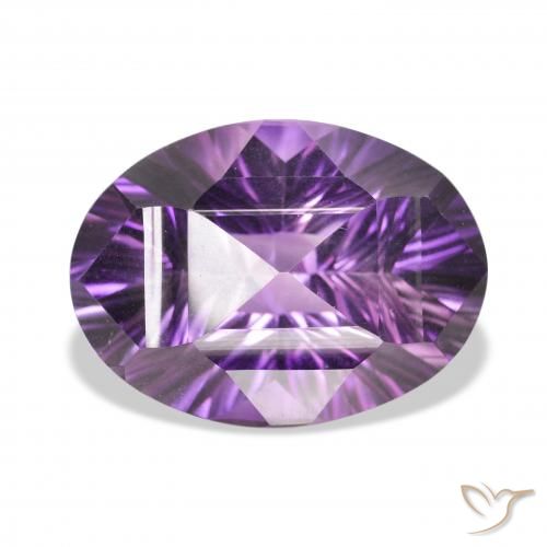 34.82ct Natural Medium Violet-Pink Amethyst, Oval, VVS