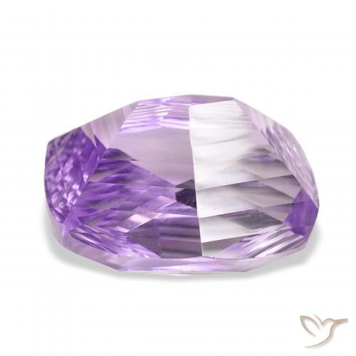 Amethyst Gemstone in 22.3 x 17.5 mm Size for Sale, Amethyst Stone in Iris Violet Color