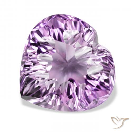 48.61ct Natural Deep Purplish Violet Amethyst, Heart, VVS