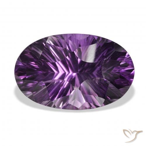 52.86ct Natural Mauve Violet Amethyst, Oval, VVS