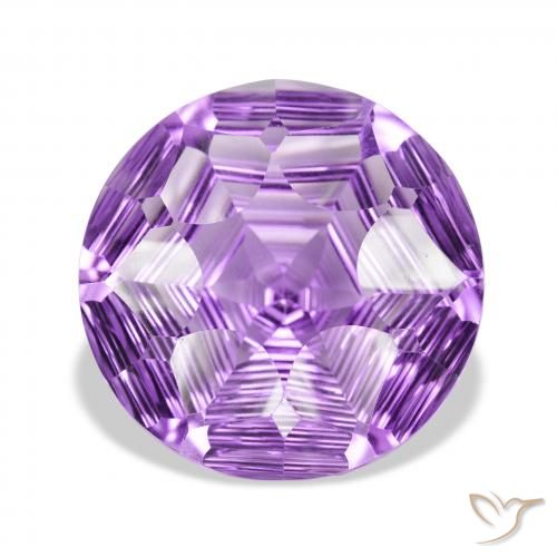 33.22ct Natural Medium Purplish Violet Amethyst, Round, VVS