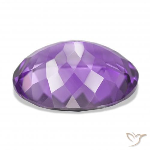 Amethyst Gemstone in 20 x 15 mm (calibrated) Size for Sale, Amethyst Stone in Deep Violet Color