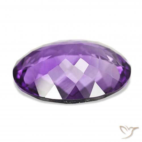 Amethyst Gemstone in 20 x 15 mm (calibrated) Size for Sale, Amethyst Stone in Medium Violet Color