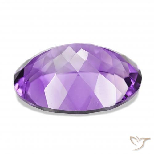 Amethyst Gemstone in 20 x 15 mm (calibrated) Size for Sale, Amethyst Stone in Intense Violet Color