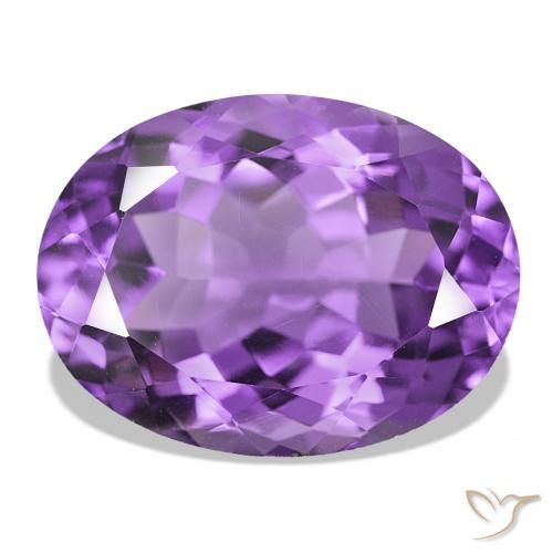 17.99ct Intense Violet Amethyst, Oval, IF
