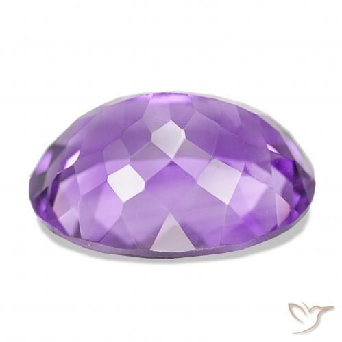 Amethyst Gemstone in 20 x 15 mm (calibrated) Size for Sale, Amethyst Stone in Intense Violet Color