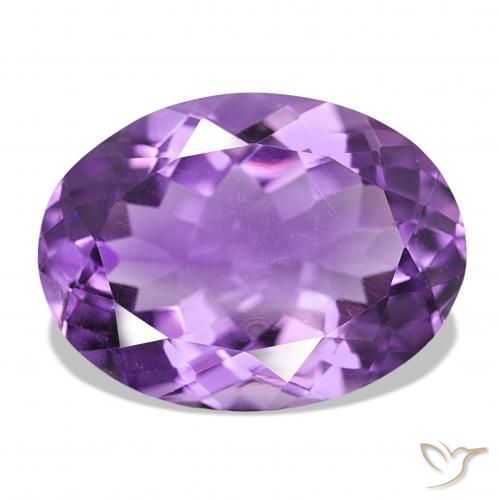 16.75ct Deep Purplish Violet Amethyst, Oval, VS