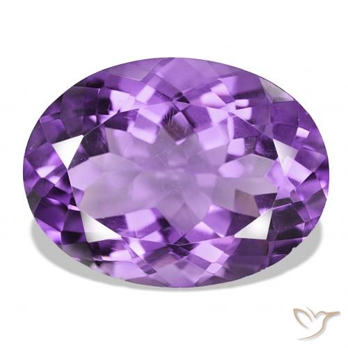 16.57ct Medium Violet Amethyst, Oval, VS