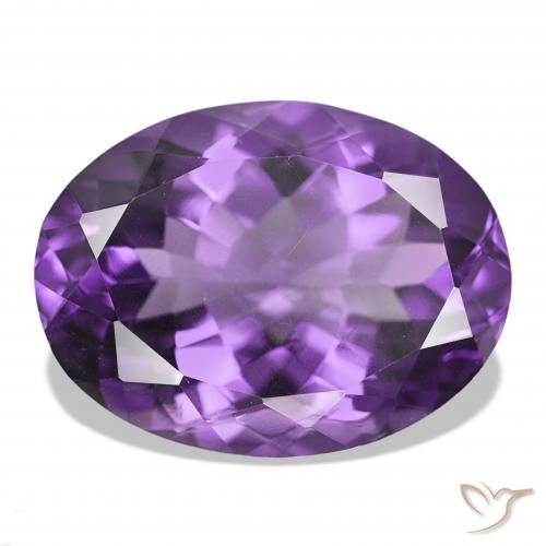 16.87ct Vivid Violet Amethyst, Oval, IF
