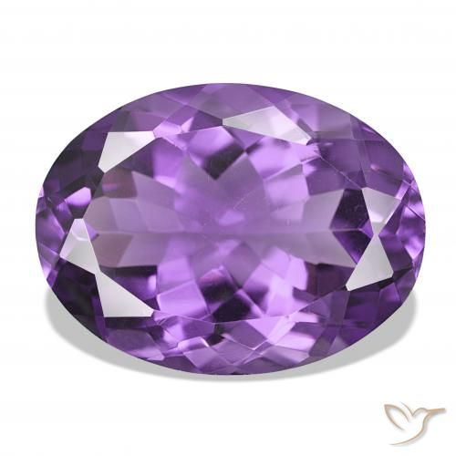17.27ct Medium Violet Amethyst, Oval, IF