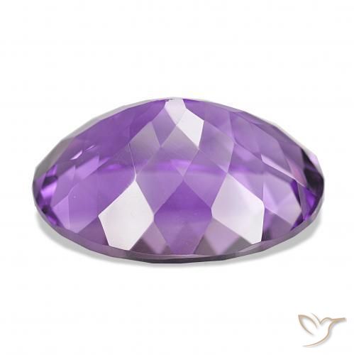 Amethyst Gemstone in 20 x 15 mm (calibrated) Size for Sale, Amethyst Stone in Medium Violet Color