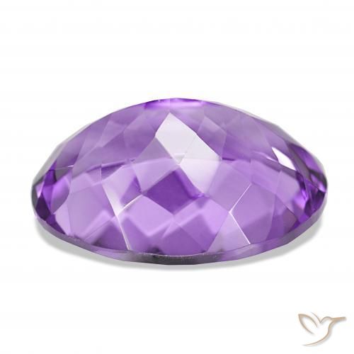 Amethyst Gemstone in 20 x 15 mm (calibrated) Size for Sale, Amethyst Stone in Deep Violet Color