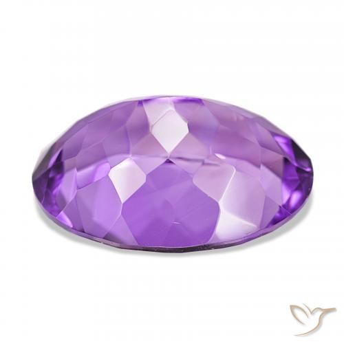 Amethyst Gemstone in 20 x 15 mm (calibrated) Size for Sale, Amethyst Stone in Intense Violet Color