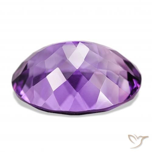 Amethyst Gemstone in 20 x 15 mm (calibrated) Size for Sale, Amethyst Stone in Medium Violet Color