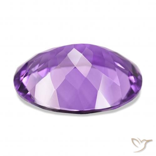 Amethyst Gemstone in 20 x 15 mm (calibrated) Size for Sale, Amethyst Stone in Vivid Violet Color