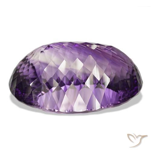 Amethyst Gemstone in 42.5 x 28.4 mm Size for Sale, Amethyst Stone in Medium Violet Color