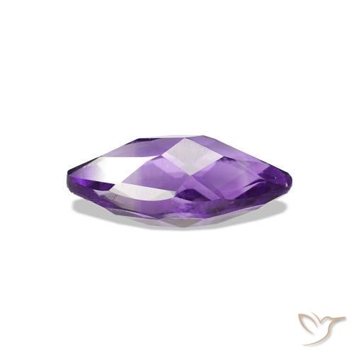 Amethyst Gemstone in 8 x 4 mm (calibrated) Size for Sale, Amethyst Stone in Intense Violet Color