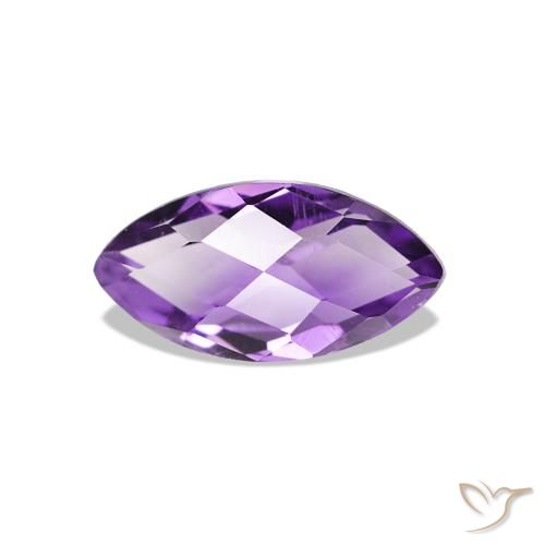 0.67ct Medium Violet Amethyst, Marquise, VVS