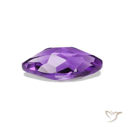 Amethyst Gemstone in 8.1 x 4.2 mm Size for Sale, Amethyst Stone in Medium Violet Color