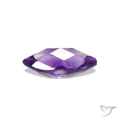 Amethyst Gemstone in 8 x 4 mm (calibrated) Size for Sale, Amethyst Stone in Intense Violet Color