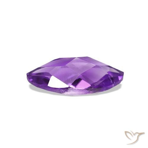 Amethyst Gemstone in 8 x 4 mm (calibrated) Size for Sale, Amethyst Stone in Vivid Violet Color