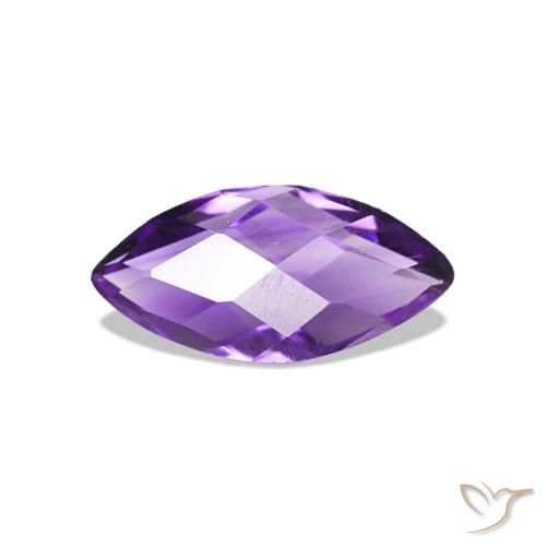 0.56ct Intense Violet Amethyst, Marquise, VVS-VS