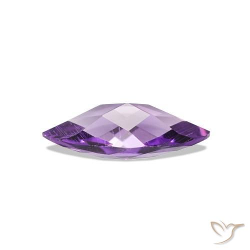 Amethyst Gemstone in 8 x 4 mm (calibrated) Size for Sale, Amethyst Stone in Intense Violet Color