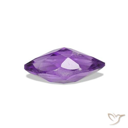Amethyst Gemstone in 8 x 4 mm (calibrated) Size for Sale, Amethyst Stone in Medium Violet Color