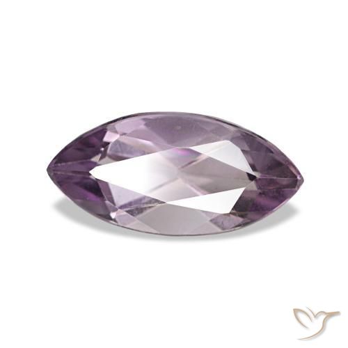 1.01 ct Violet Amethyst Stone, Natural Amethyst in Marquise Facet Shape for Sale