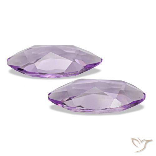 Amethyst Gemstones in 10 x 5 mm (calibrated) Size for Sale, Amethyst Stones in Pinkish Violet Color