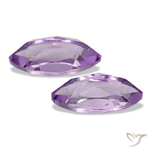 Amethyst Gemstones in 10 x 5 mm (calibrated) Size for Sale, Amethyst Stones in Eggplant Violet Color