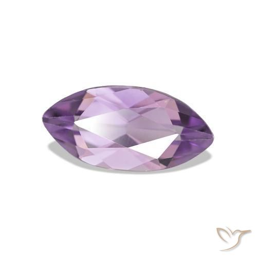 0.93 ct Violet Amethyst Stone, Natural Amethyst in Marquise Facet Shape for Sale