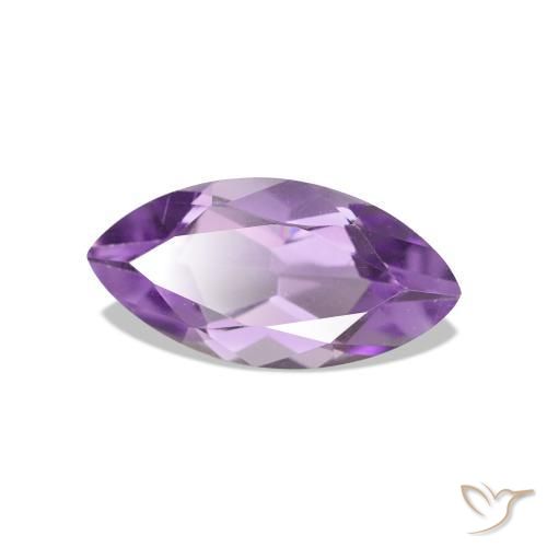1.02 ct Violet Amethyst Stone, Natural Amethyst in Marquise Facet Shape for Sale