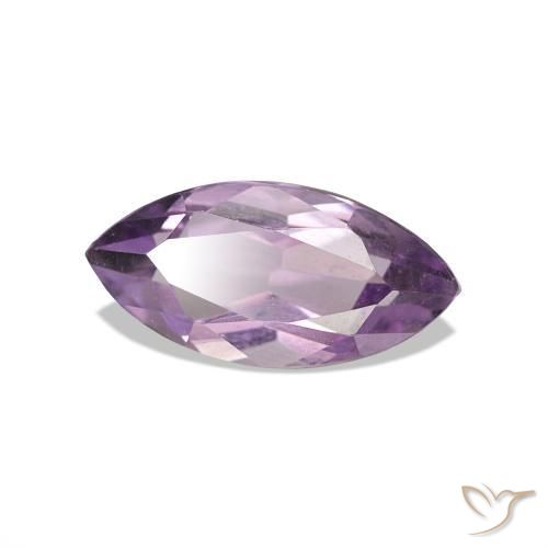 1.10 ct Violet Amethyst Stone, Natural Amethyst in Marquise Facet Shape for Sale