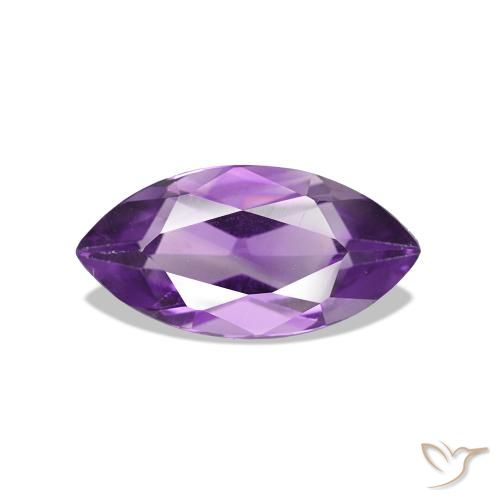 0.96ct Medium Violet-Pink Amethyst, Marquise, VVS-VS