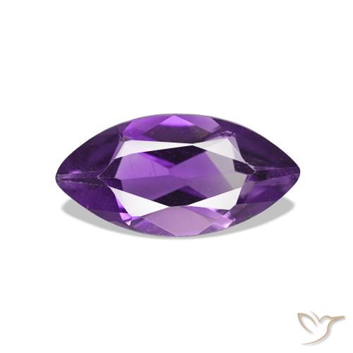 0.94ct Medium Violet Amethyst, Marquise, VVS-VS