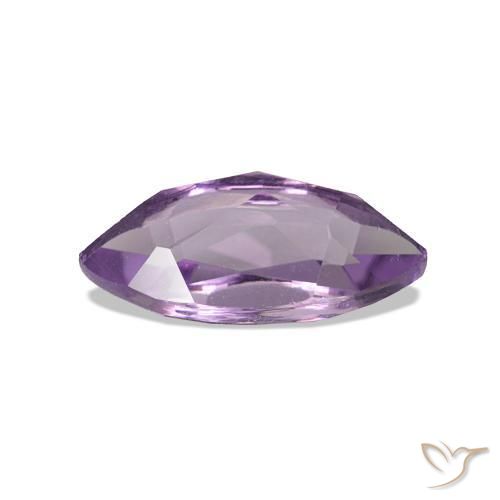 Amethyst Gemstone in 9.6 x 4.7 mm Size for Sale, Amethyst Stone in Medium Violet Color