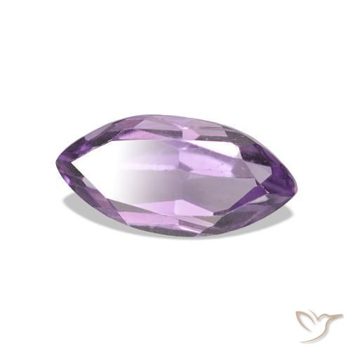1.12 ct Violet Amethyst Stone, Natural Amethyst in Marquise Facet Shape for Sale