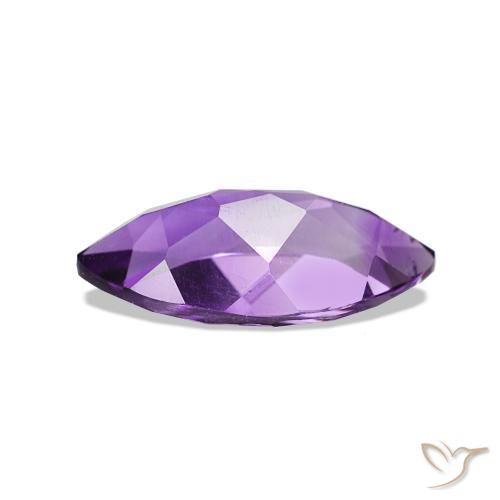 Amethyst Gemstone in 10 x 5 mm (calibrated) Size for Sale, Amethyst Stone in Medium Violet Color