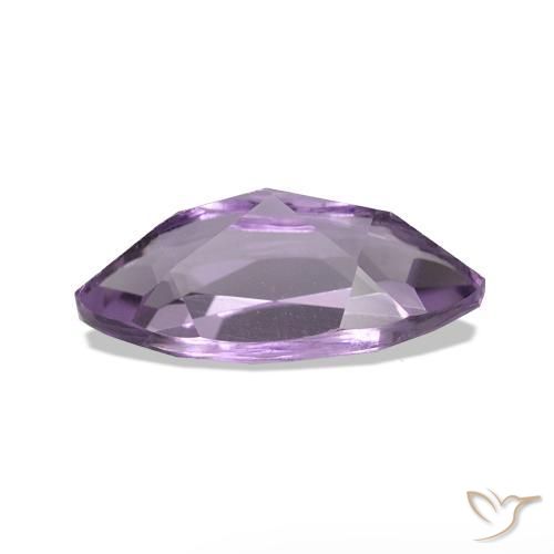 Amethyst Gemstone in 10 x 5 mm (calibrated) Size for Sale, Amethyst Stone in Medium Light Purplish-Violet Color
